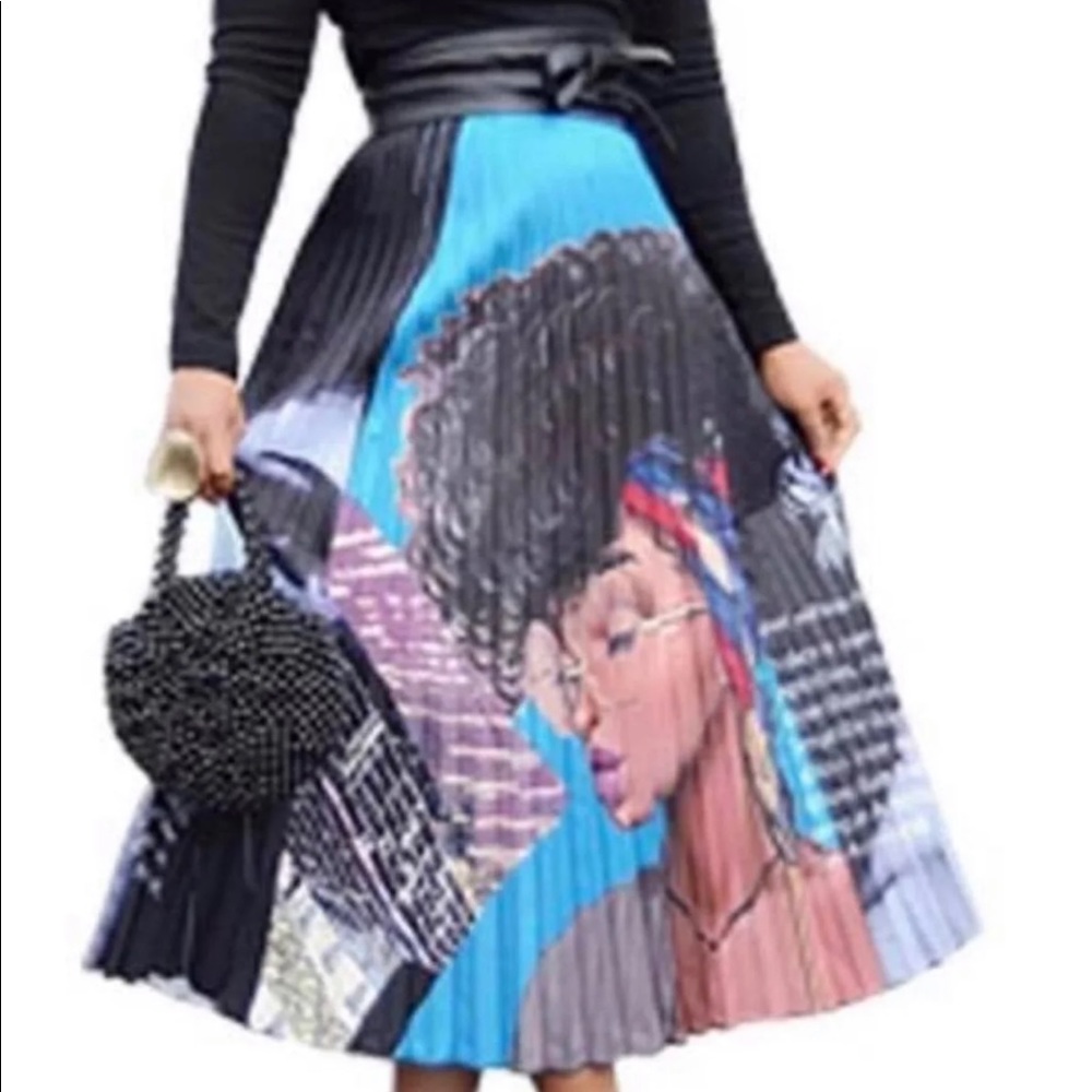 Pleated skirt